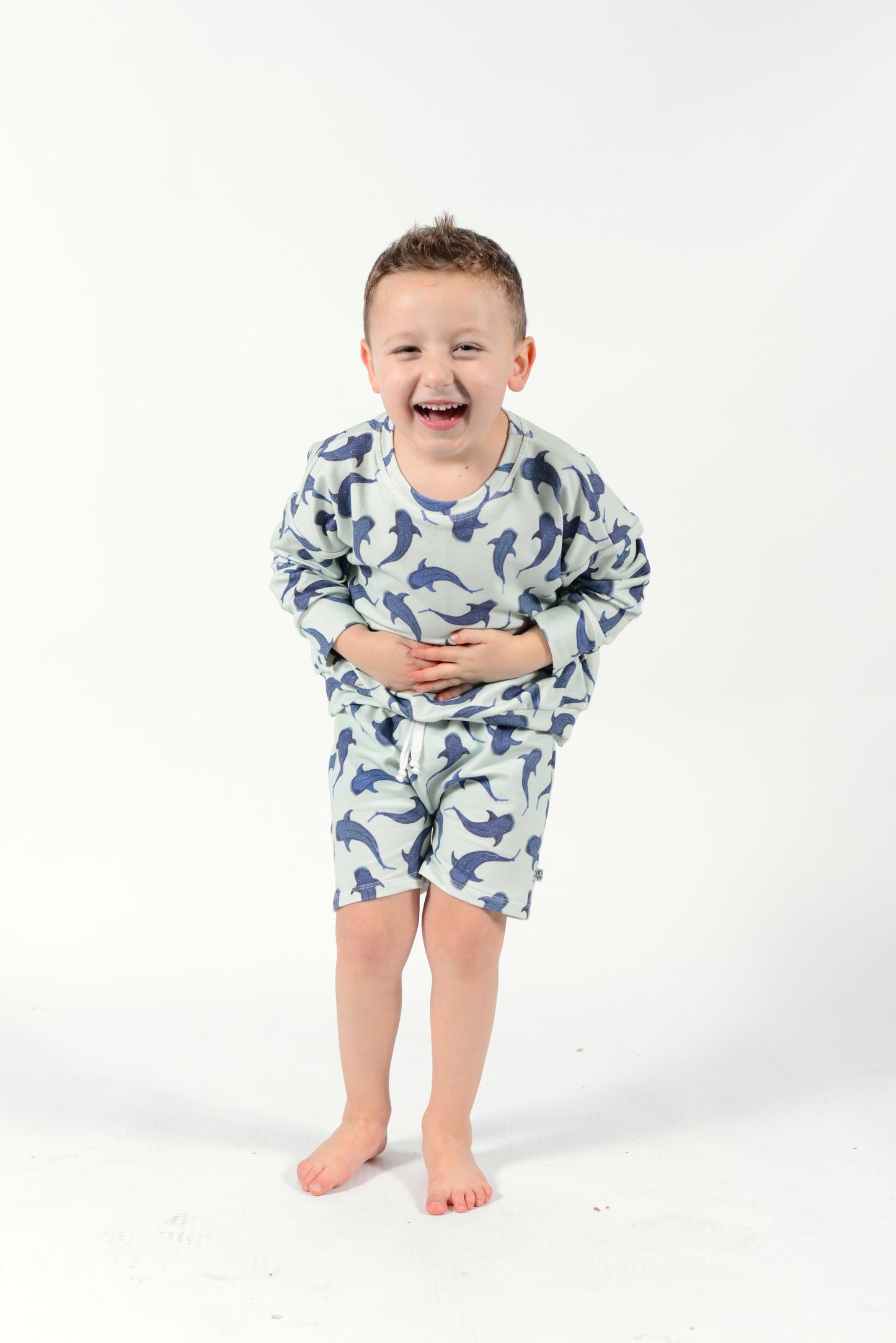 *Pre Order* Whale Shark Oversized Drop Shoulder Sweater