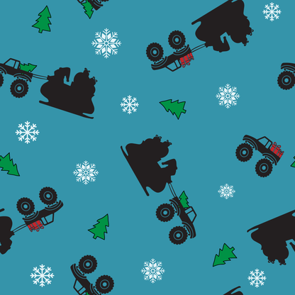 Holiday Monster Truck Sleigh Lounge Set