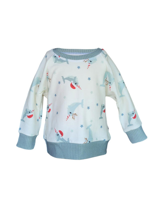 Holiday Narwhal Crewneck Sweater