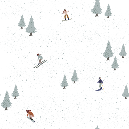Ski slopes Crewneck Sweater